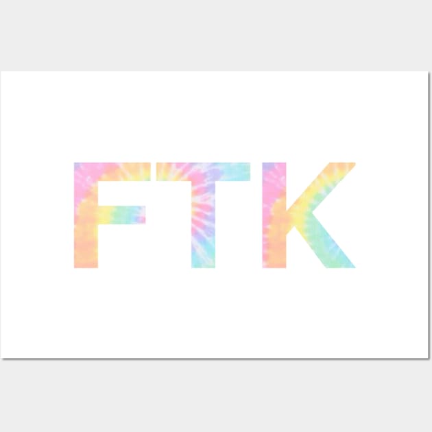 Pastel Tie Dye FTK Wall Art by annmariestowe